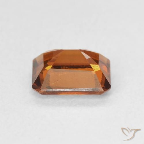 granate hessonita Naranja medio natural de 1.18 ct, Corte Octágono / Esmeralda, VVS-VS