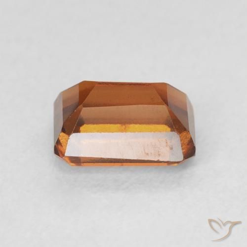 granate hessonita Medium Dark-Orange natural de 1.43 ct, Corte Octágono / Esmeralda, VVS-VS