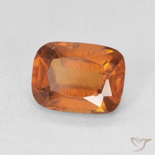 granate hessonita Naranja oscuro natural de 2.04 ct, Forma Cojín, VS-SI