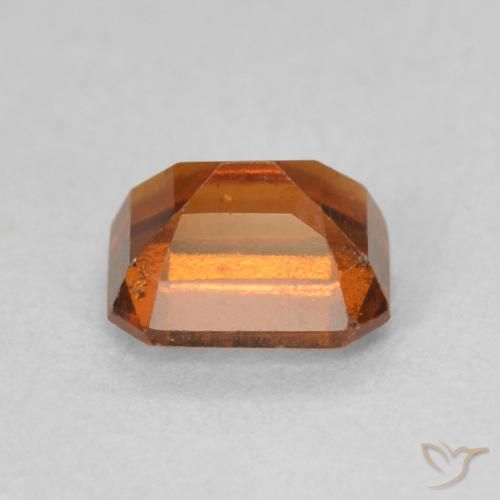 granate hessonita Naranja oscuro natural de 1.27 ct, Corte Octágono / Esmeralda, VS
