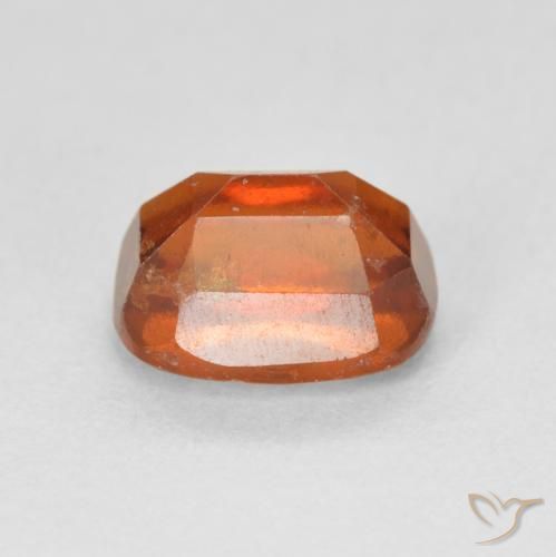 granate hessonita Naranja rojizo natural de 2.43 ct, Forma Cojín, VS
