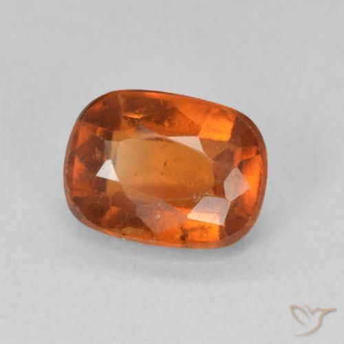 granate hessonita Naranja fuego natural de 2.03 ct, Forma Cojín, VS