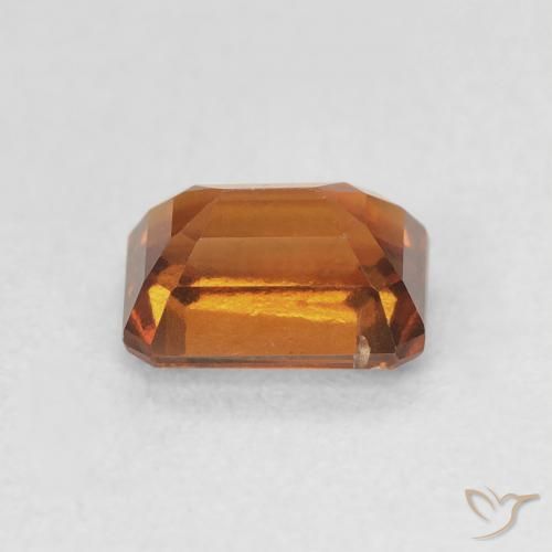 granate hessonita Naranja rojizo natural de 1.38 ct, Corte Octágono / Esmeralda, VS