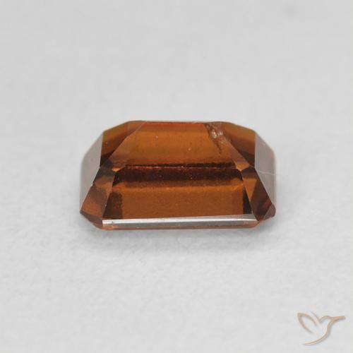 granate hessonita Naranja medio natural de 1.26 ct, Corte Octágono / Esmeralda, VS