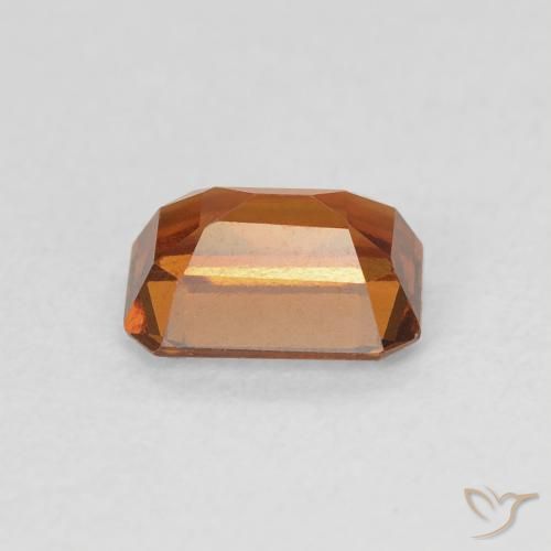 granate hessonita Naranja medio natural de 1.14 ct, Corte Octágono / Esmeralda, VVS-VS