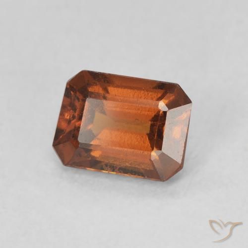 granate hessonita Naranja medio natural de 1.18 ct, Corte Octágono / Esmeralda, VVS-VS