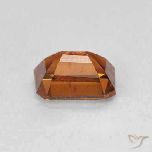 granate hessonita Naranja medio natural de 1.18 ct, Corte Octágono / Esmeralda, VVS-VS