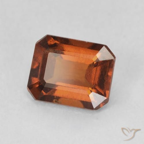 granate hessonita Naranja medio natural de 1.49 ct, Corte Octágono / Esmeralda, VVS-VS