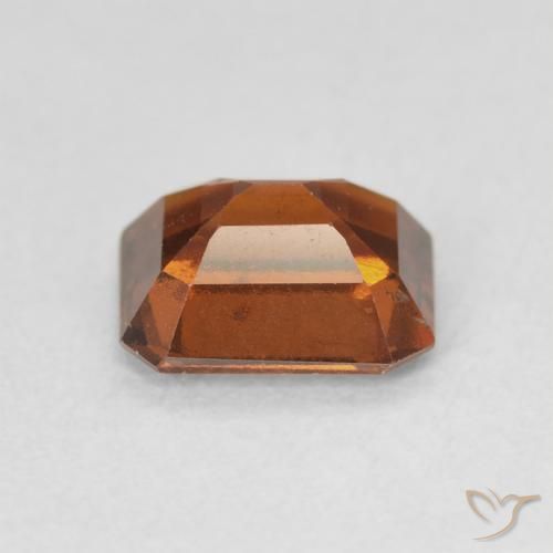 granate hessonita Naranja medio natural de 1.49 ct, Corte Octágono / Esmeralda, VVS-VS