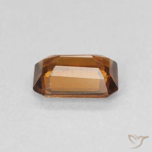 granate hessonita Naranja marrón natural de 0.91 ct, Corte Octágono / Esmeralda, VVS-VS