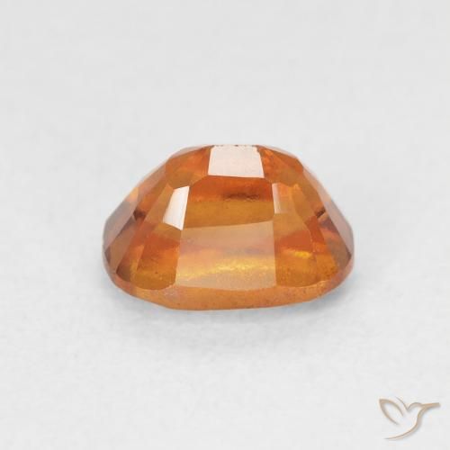 granate hessonita Naranja oscuro natural de 1.43 ct, Forma Cojín, VS