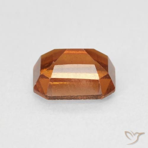 granate hessonita Naranja oscuro natural de 1.71 ct, Corte Octágono / Esmeralda, VS