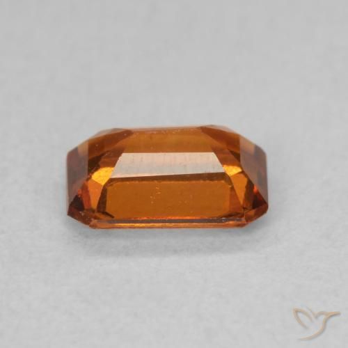 granate hessonita Naranja medio natural de 0.82 ct, Corte Octágono / Esmeralda, VS