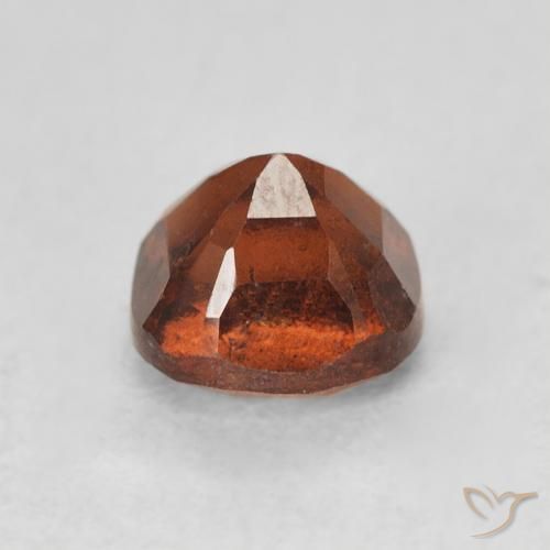 granate hessonita Naranja rojizo natural de 0.99 ct, Forma Cojín, VS
