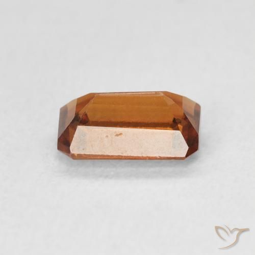 granate hessonita Medium Dark-Orange natural de 1.06 ct, Corte Octágono / Esmeralda, VVS