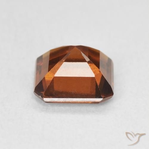 granate hessonita Naranja oscuro natural de 1.77 ct, Corte Octágono / Esmeralda, VVS