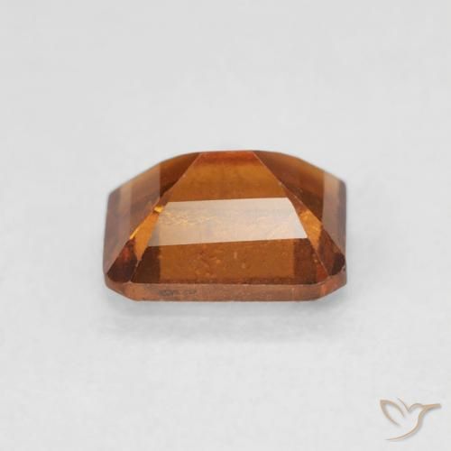granate hessonita Naranja medio natural de 0.86 ct, Corte Octágono / Esmeralda, VS-SI
