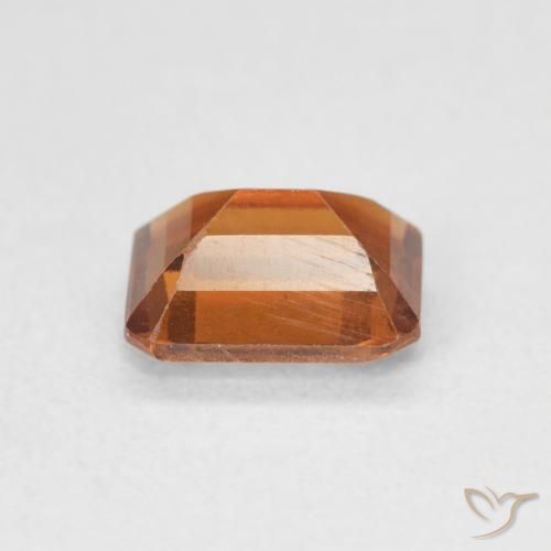 granate hessonita Naranja oscuro natural de 1.07 ct, Corte Octágono / Esmeralda, VS-SI