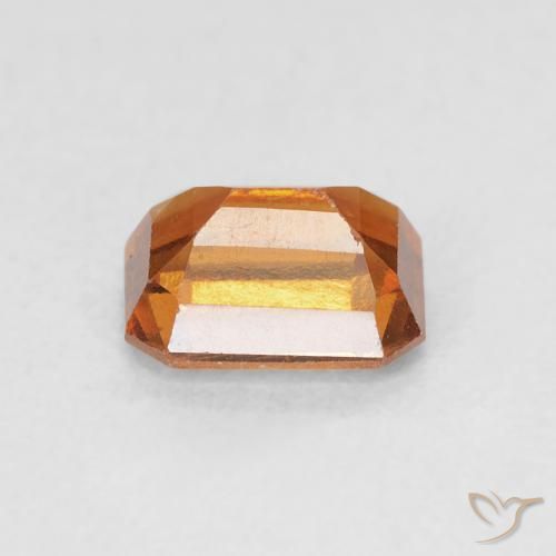 granate hessonita Marrón naranja natural de 1.20 ct, Corte Octágono / Esmeralda, VS-SI