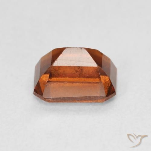 granate hessonita Naranja rojizo natural de 1.64 ct, Corte Octágono / Esmeralda, VS-SI