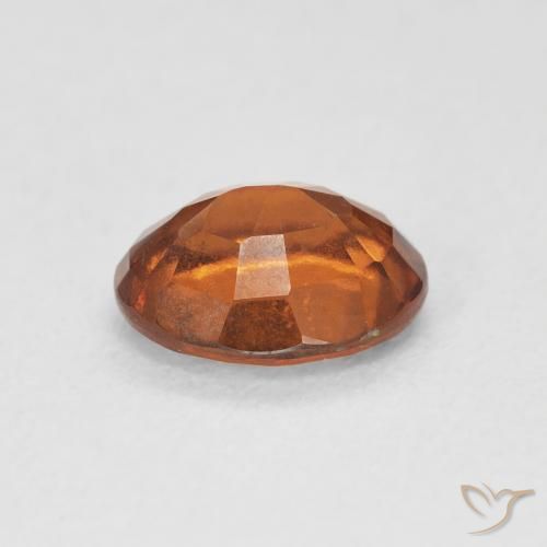 granate hessonita Medium Dark-Orange natural de 1.77 ct, Ovalada, VS