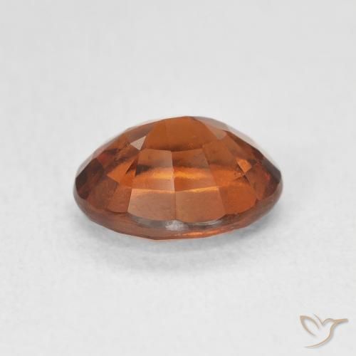 granate hessonita Naranja rojizo natural de 2.04 ct, Ovalada, VS