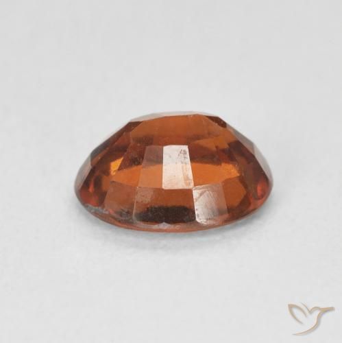 granate hessonita Naranja oscuro natural de 2.00 ct, Ovalada, VS