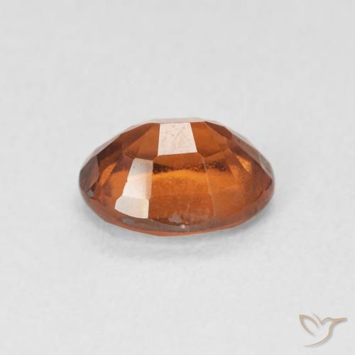 granate hessonita Medium Dark-Orange natural de 1.59 ct, Ovalada, VS