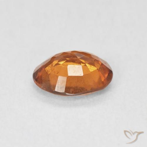 granate hessonita Medium Dark-Orange natural de 1.36 ct, Ovalada, VS