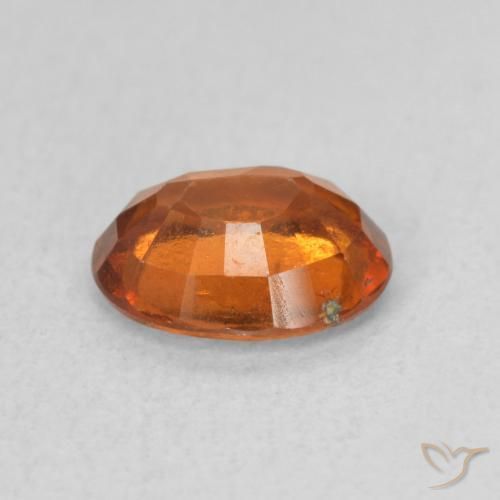 granate hessonita Medium Dark-Orange natural de 1.15 ct, Ovalada, VS-SI