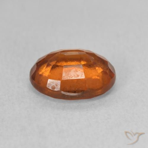 granate hessonita Ámbar naranja natural de 1.82 ct, Ovalada, VS-SI