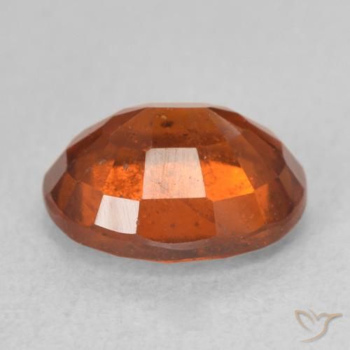 granate hessonita Naranja medio natural de 2.59 ct, Ovalada, VS-SI