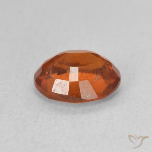 granate hessonita Naranja rojizo natural de 1.65 ct, Ovalada, VS-SI