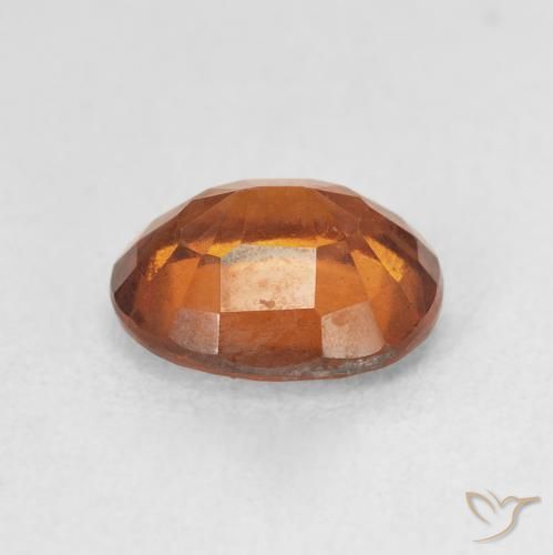 granate hessonita Naranja rojizo natural de 2.36 ct, Ovalada, VS