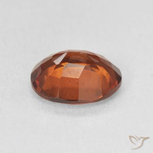 granate hessonita Naranja oscuro natural de 1.81 ct, Ovalada, VS