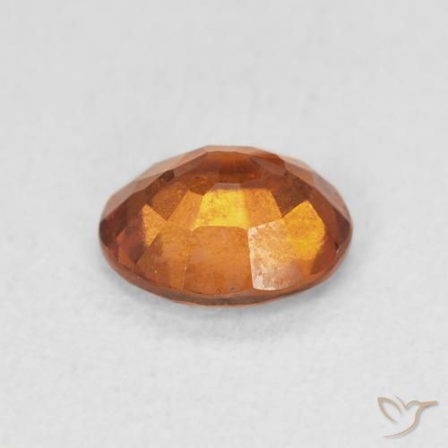 granate hessonita Medium Dark-Orange natural de 1.33 ct, Ovalada, VS