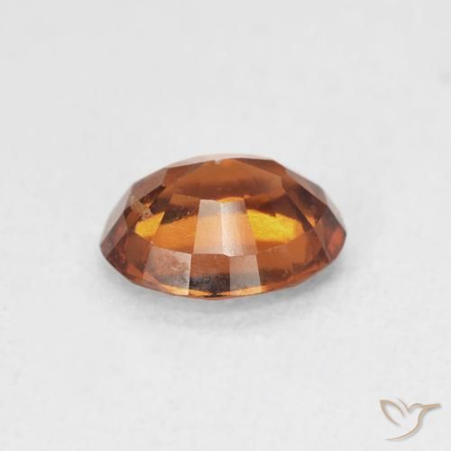 granate hessonita Ámbar naranja natural de 1.44 ct, Ovalada, VS-SI