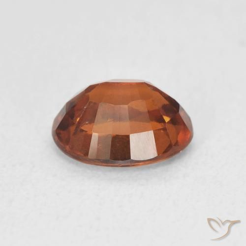 granate hessonita Naranja oscuro natural de 1.84 ct, Ovalada, VS-SI