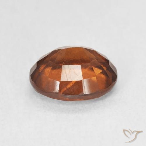 granate hessonita Naranja oscuro natural de 2.25 ct, Ovalada, VS