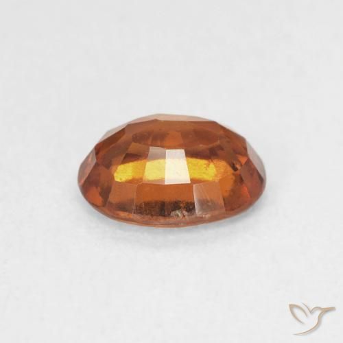 granate hessonita Medium Dark-Orange natural de 1.48 ct, Ovalada, VS