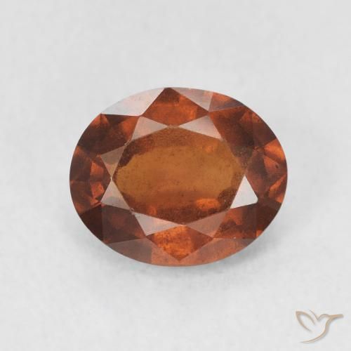 1.87ct Natural Ámbar naranja Granate Hessonita, Ovalada, VS