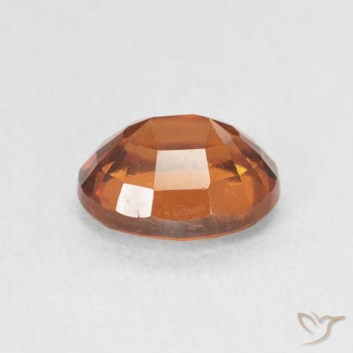 granate hessonita Naranja rojizo natural de 1.93 ct, Ovalada, VS