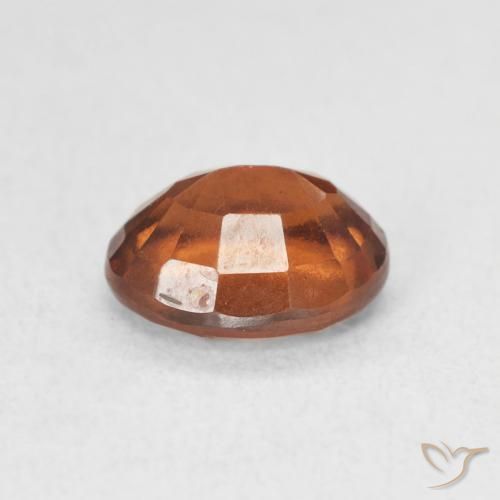 granate hessonita Naranja rojizo natural de 1.87 ct, Ovalada, VS