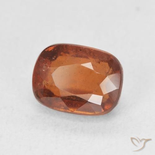 granate hessonita Ámbar naranja natural de 2.51 ct, Forma Cojín, VS