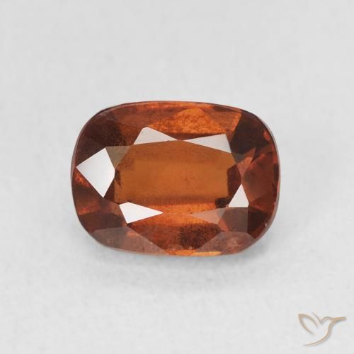 1.99ct Natural Naranja fuego granate hessonita, Forma Cojín, VS