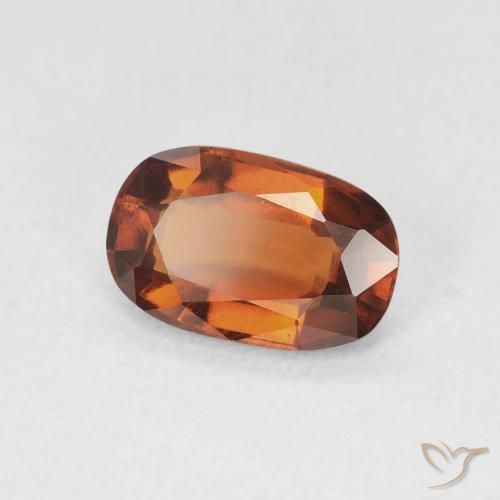 granate hessonita Ámbar naranja natural de 2.11 ct, Forma Cojín, VVS-VS