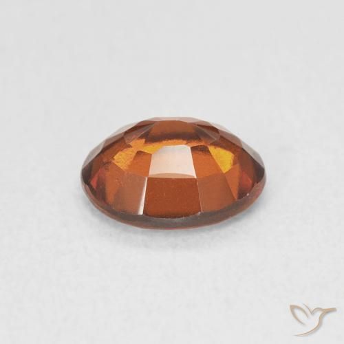 granate hessonita Naranja rojizo natural de 1.40 ct, Ovalada, VVS-VS