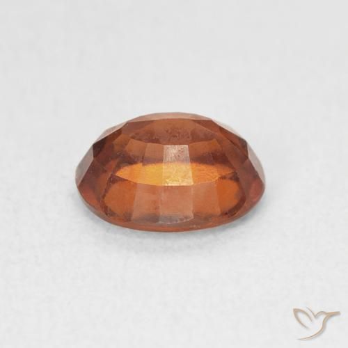 granate hessonita Ámbar naranja natural de 1.57 ct, Ovalada, VVS-VS