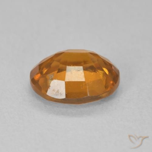 granate hessonita Naranja medio natural de 1.69 ct, Ovalada, VS-SI