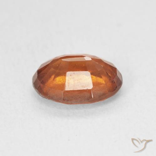 granate hessonita Medium Dark-Orange natural de 2.04 ct, Ovalada, VS-SI